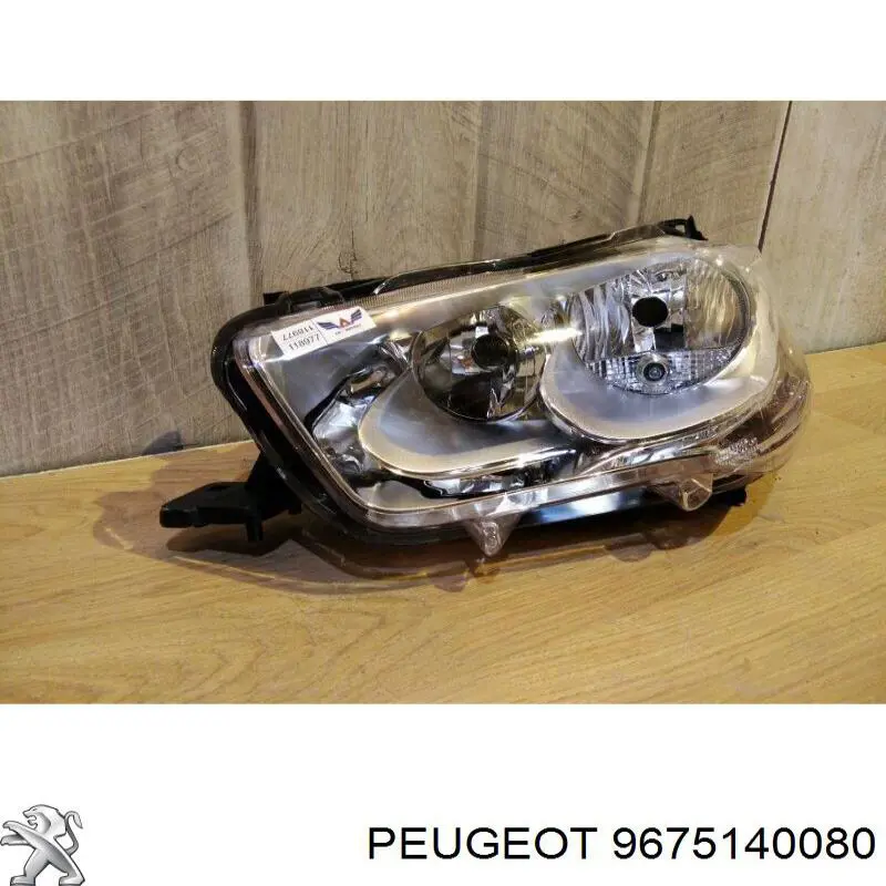 Reflektor lewy Peugeot/Citroen 9675140080 cena, od 170,26 USD