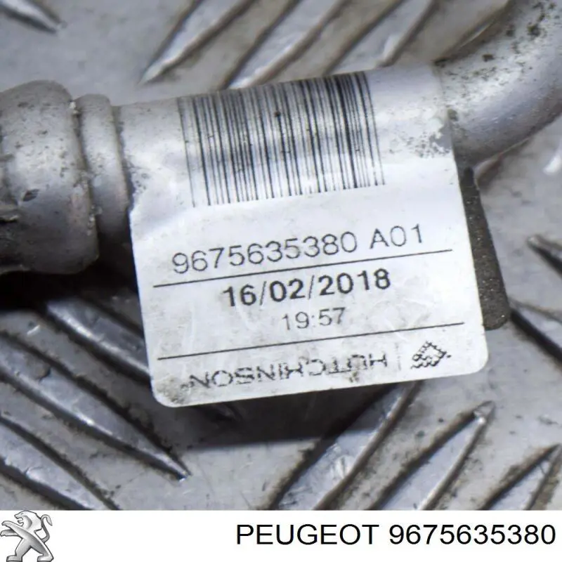9675635380 Peugeot/Citroen Przewód klimatyzacji, od sprężarki do chłodnicy
