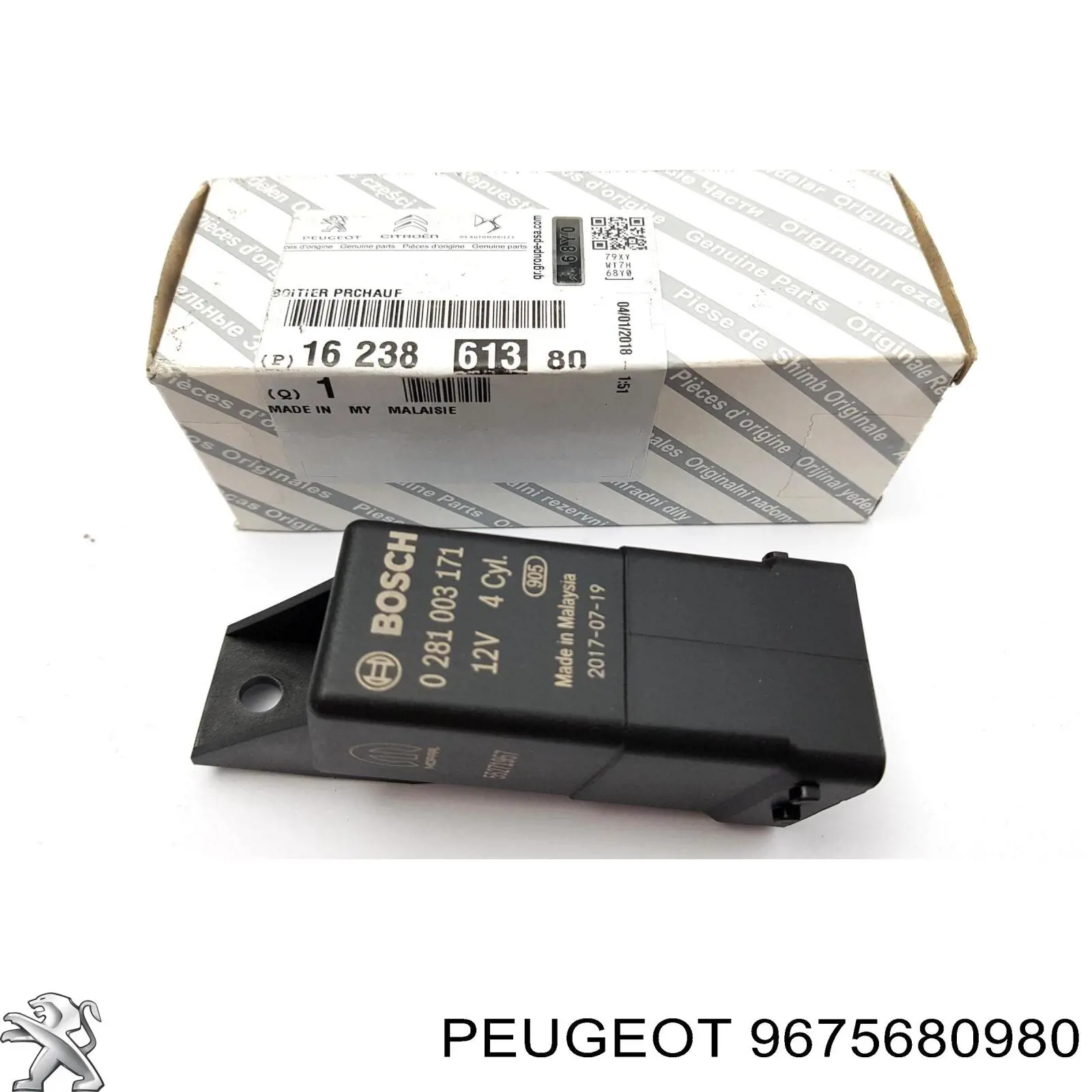Świeca żarowa Peugeot/Citroen 9675680980 cena, od 15,66 USD