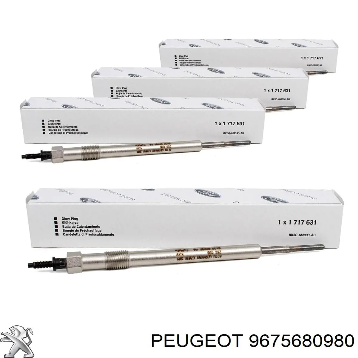 9675680980 Peugeot/Citroen Świeca żarowa