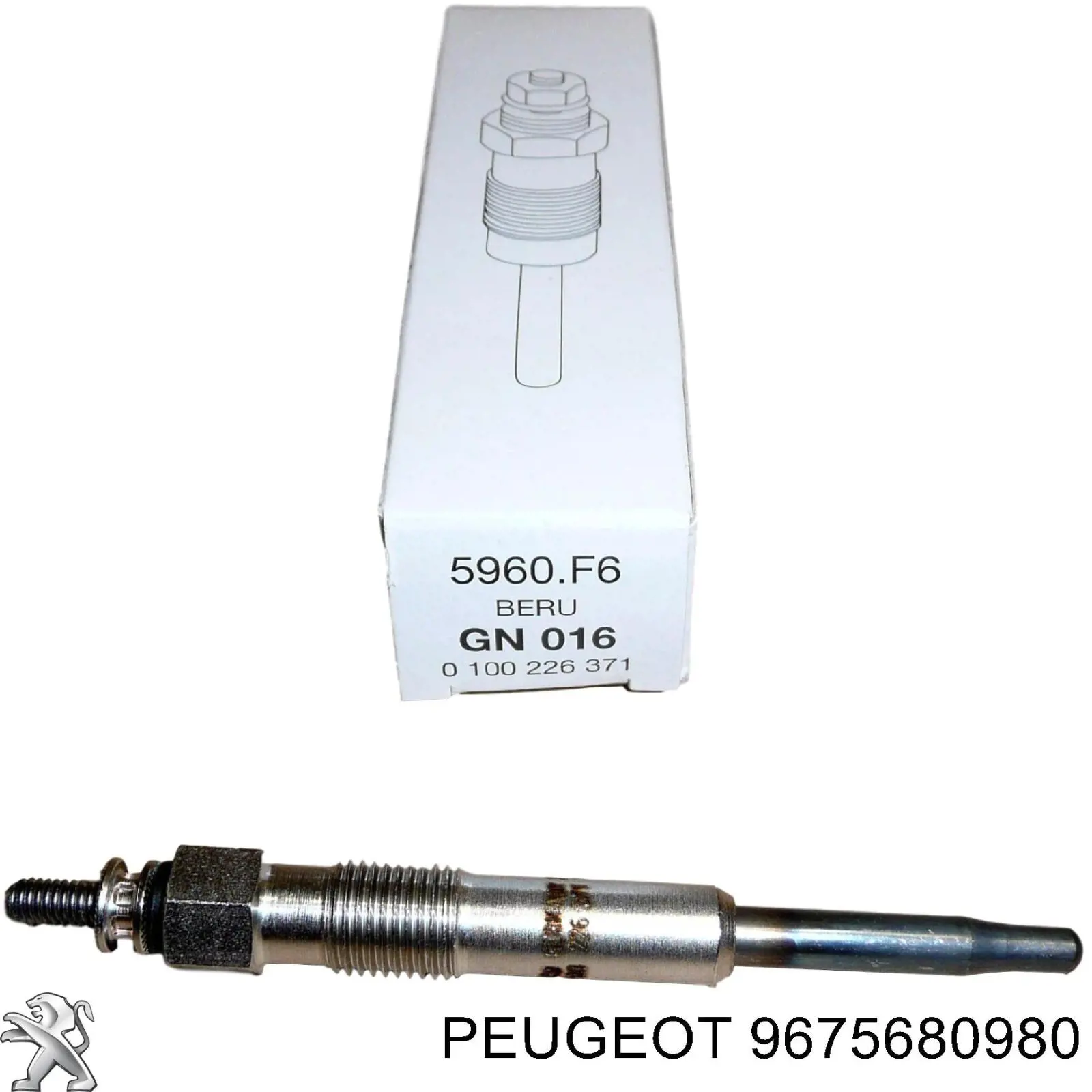 9675680980 Peugeot/Citroen Świeca żarowa