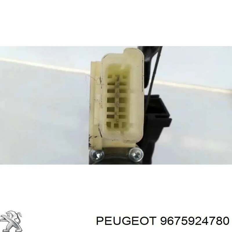 9826076380 Peugeot/Citroen Mechanizm podnoszenia szyby drzwi przednich lewych
