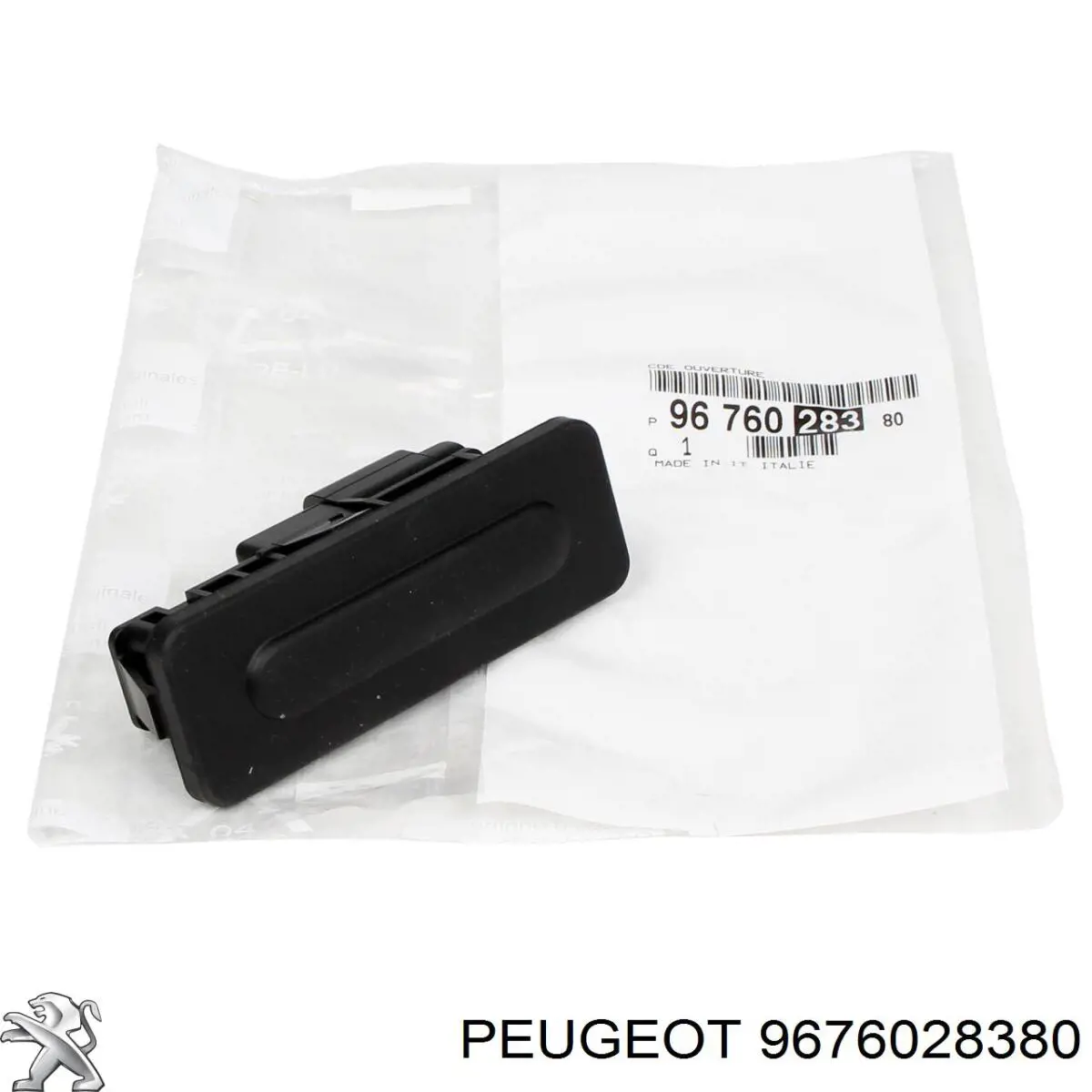 9676028380 Peugeot/Citroen Przycisk blokady klapy bagażnika (drzwi 3/5)