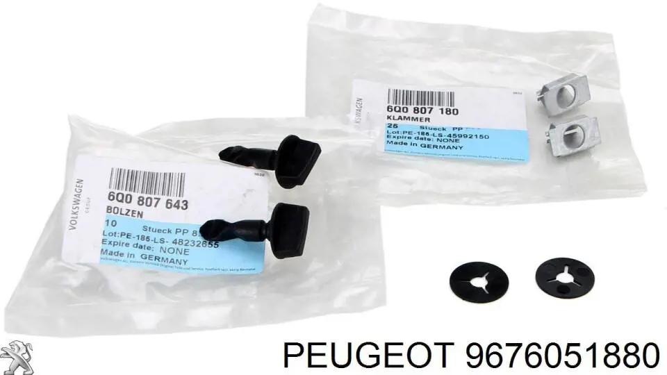 Do koszyka 9676051880 Peugeot/Citroen Atrapa chłodnicy