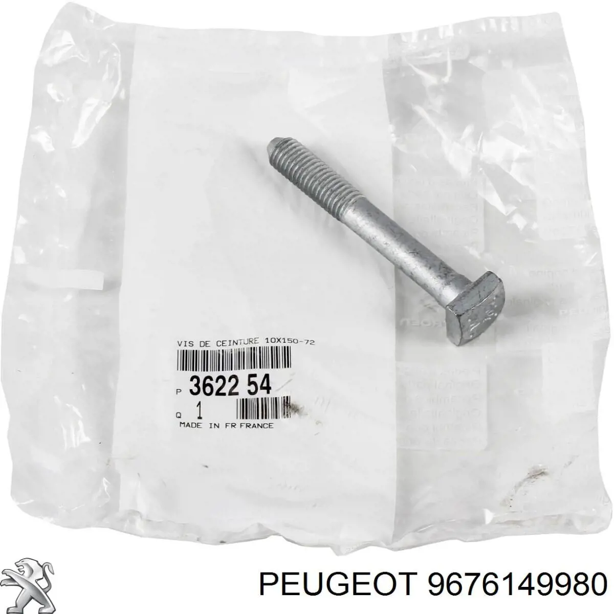 Śruba mocowania przedniego sworznia wahacza do czopu Peugeot/Citroen 9676149980 cena, od 1,57 USD