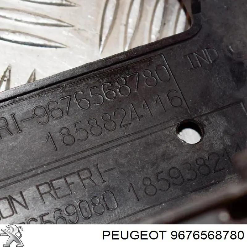 9676568780 Peugeot/Citroen Osłona chłodnicy kompletna (panel mocowania reflektorów)