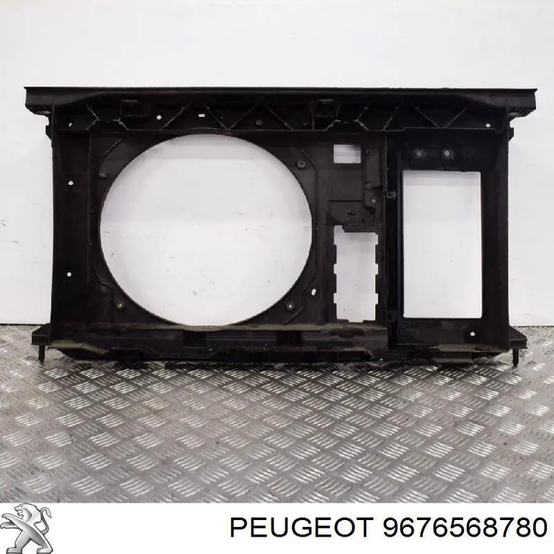 Do koszyka 9676568780 Peugeot/Citroen Osłona chłodnicy kompletna (panel mocowania reflektorów)