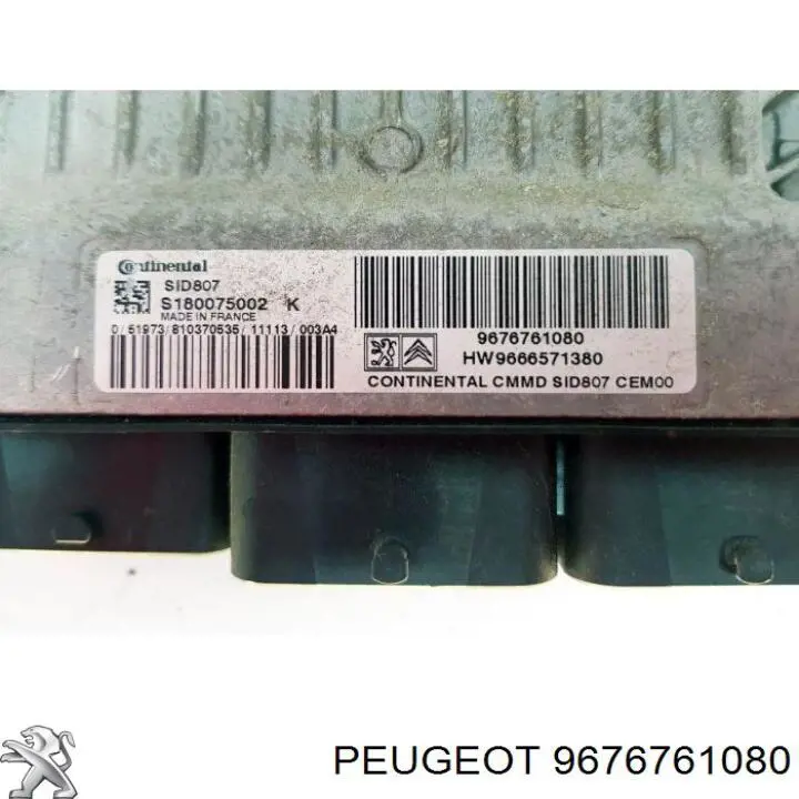 Sterownik silnika 9676761080 Peugeot/Citroen