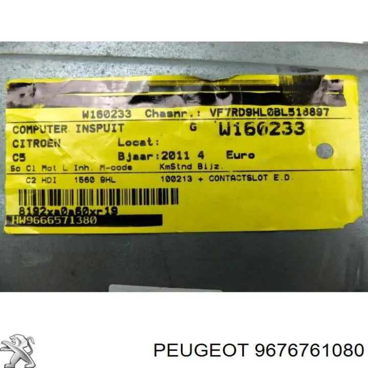 9676761080 Peugeot/Citroen Sterownik silnika