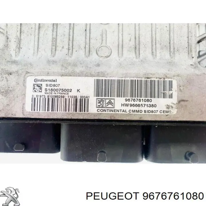 9676761080 Peugeot/Citroen Sterownik silnika