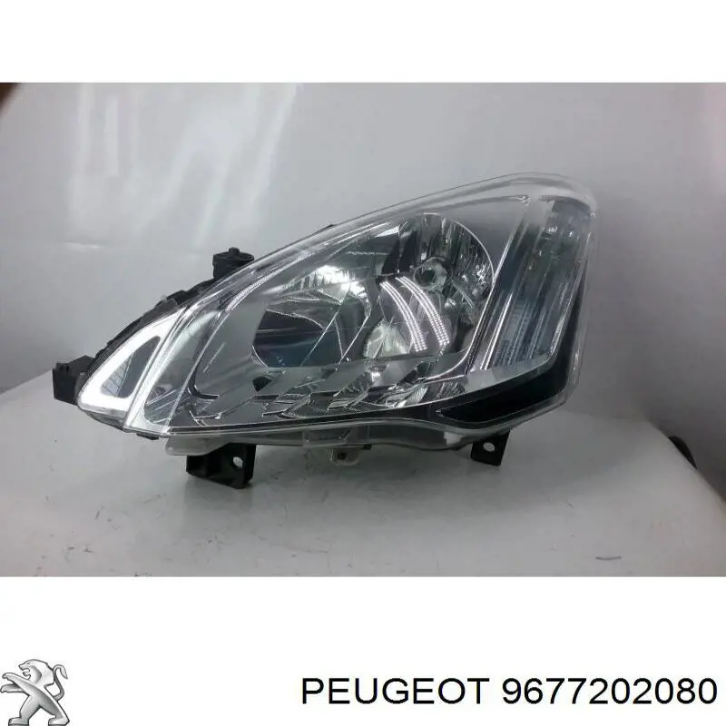 9677202080 Peugeot/Citroen Reflektor lewy