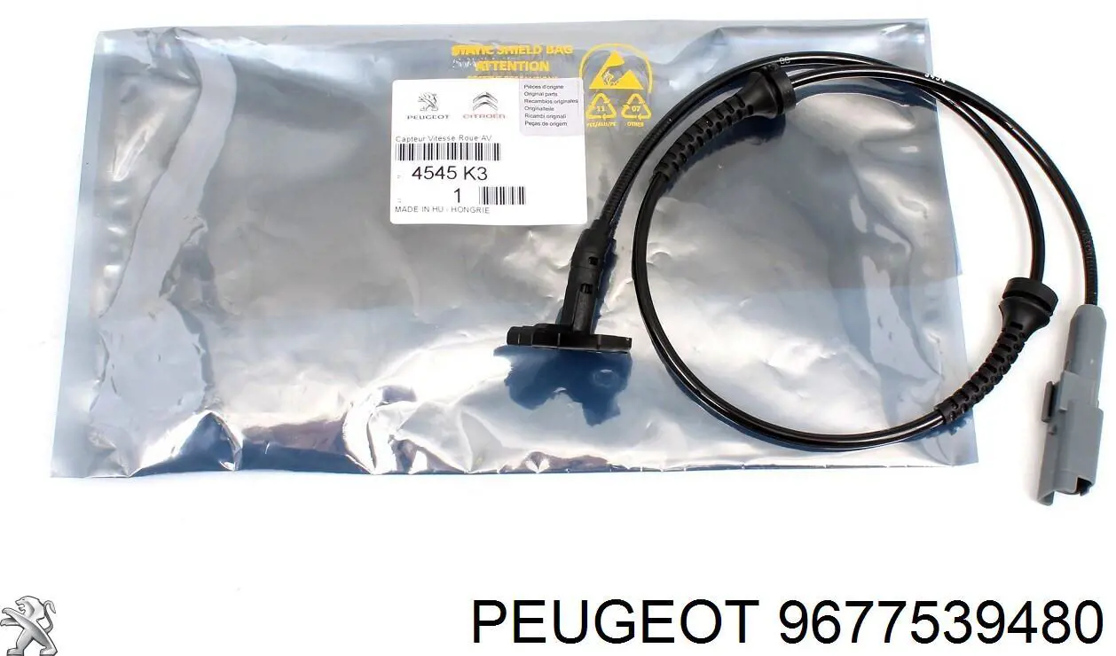 Czujnik położenia wału korbowego Peugeot/Citroen 9677539480 cena, od 27,84 USD