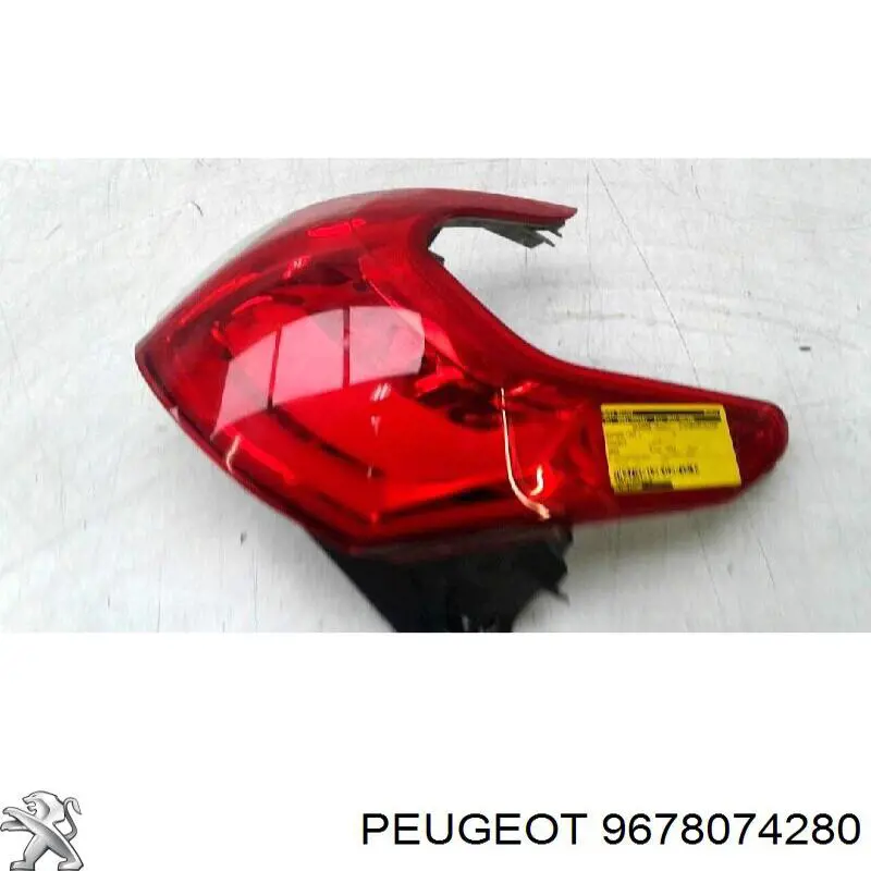 Lampa zespolona tylna lewa zewnętrzna Peugeot/Citroen 9678074280