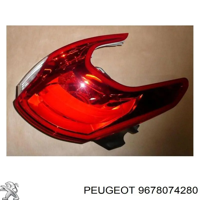 Do koszyka 9678074280 Peugeot/Citroen Lampa zespolona tylna lewa zewnętrzna