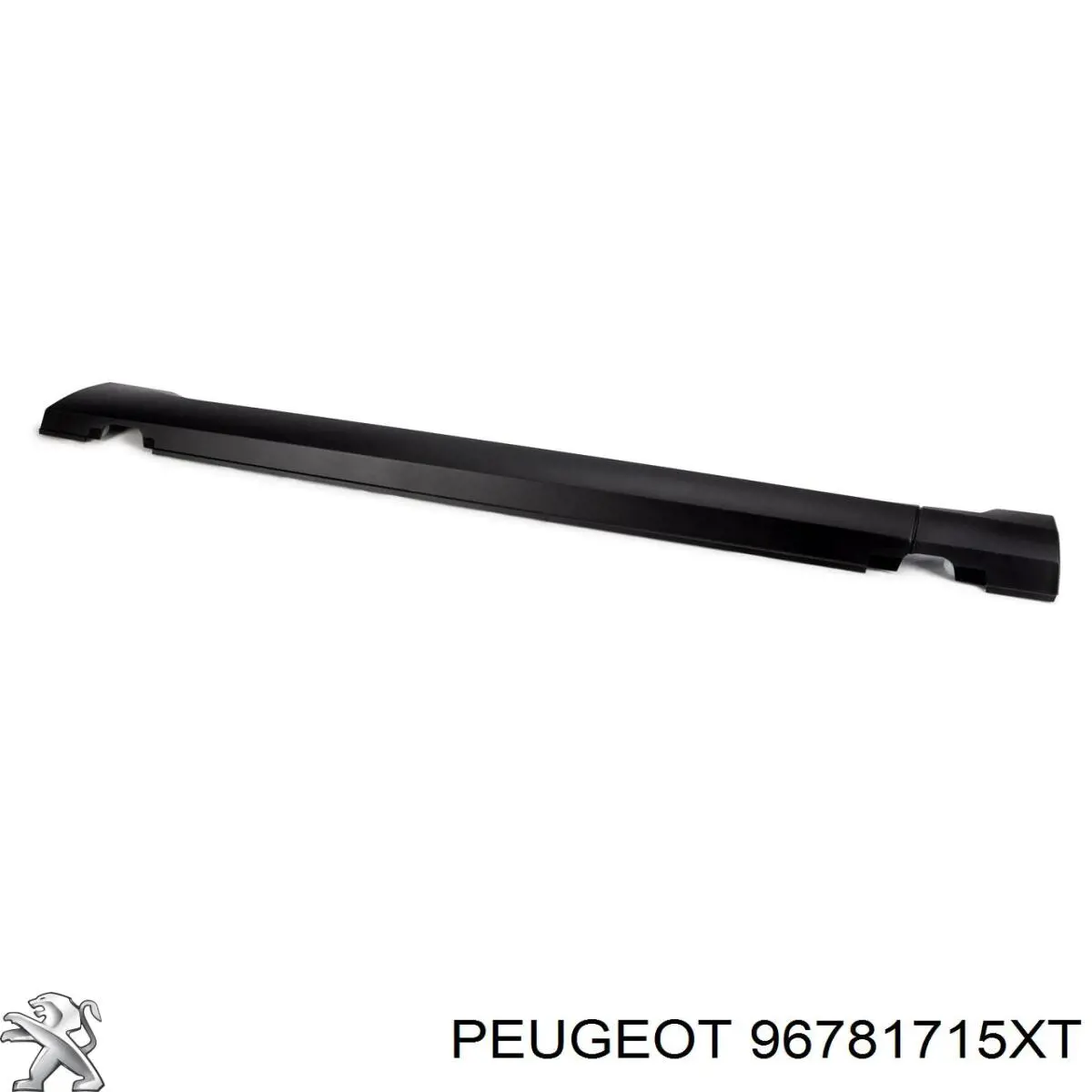 96781715XT Peugeot/Citroen Nakładka (listwa ochronna) na próg zewnętrzna prawa