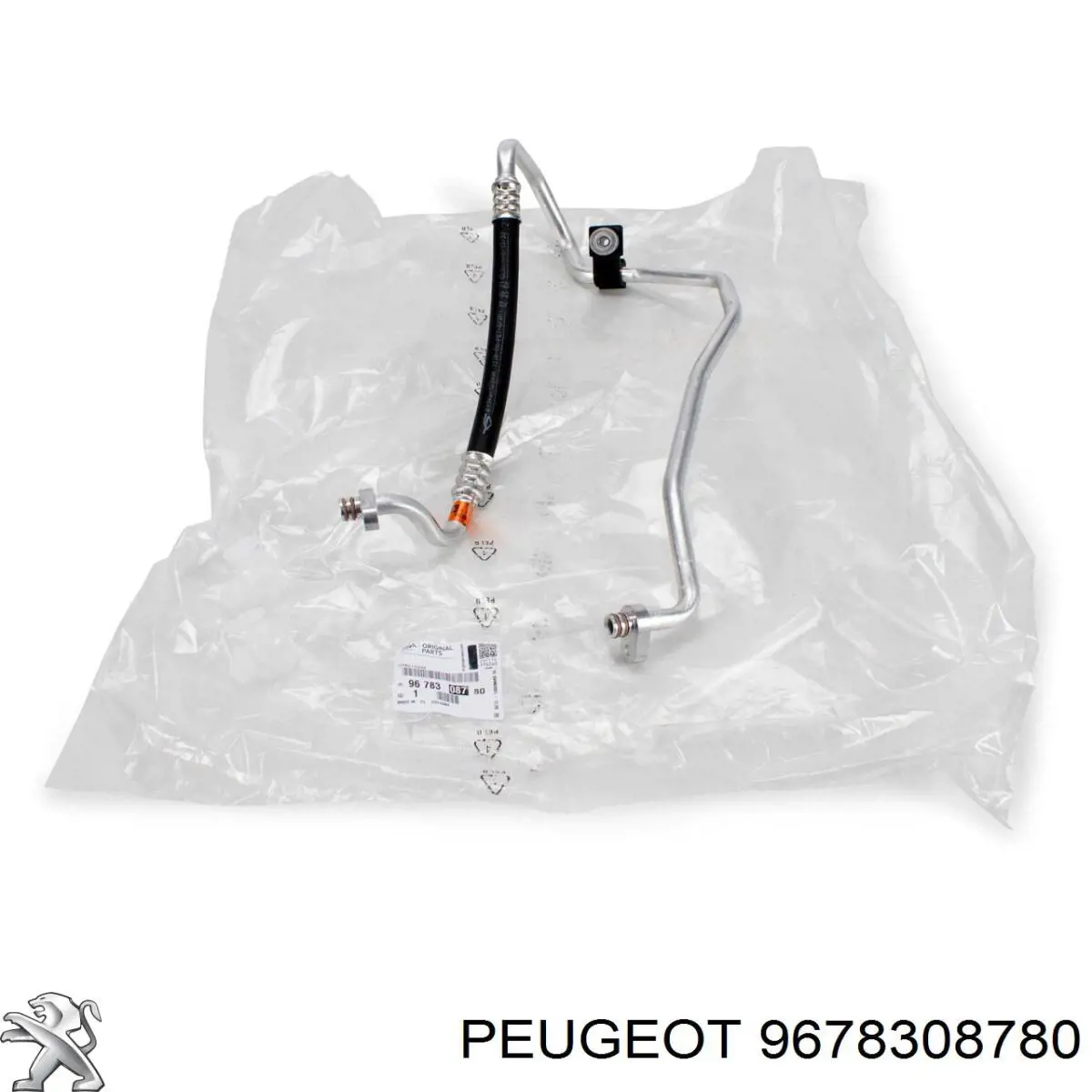 Do koszyka 9678308780 Peugeot/Citroen Przewód klimatyzacji, od sprężarki do chłodnicy
