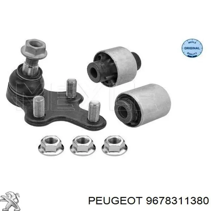 9678311380 Peugeot/Citroen Wahacz zawieszenia przedniego dolny lewy