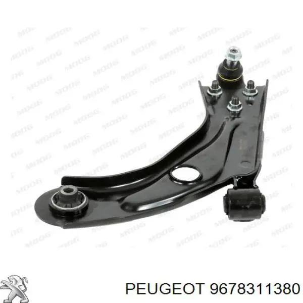 Do koszyka 9678311380 Peugeot/Citroen Wahacz zawieszenia przedniego dolny lewy
