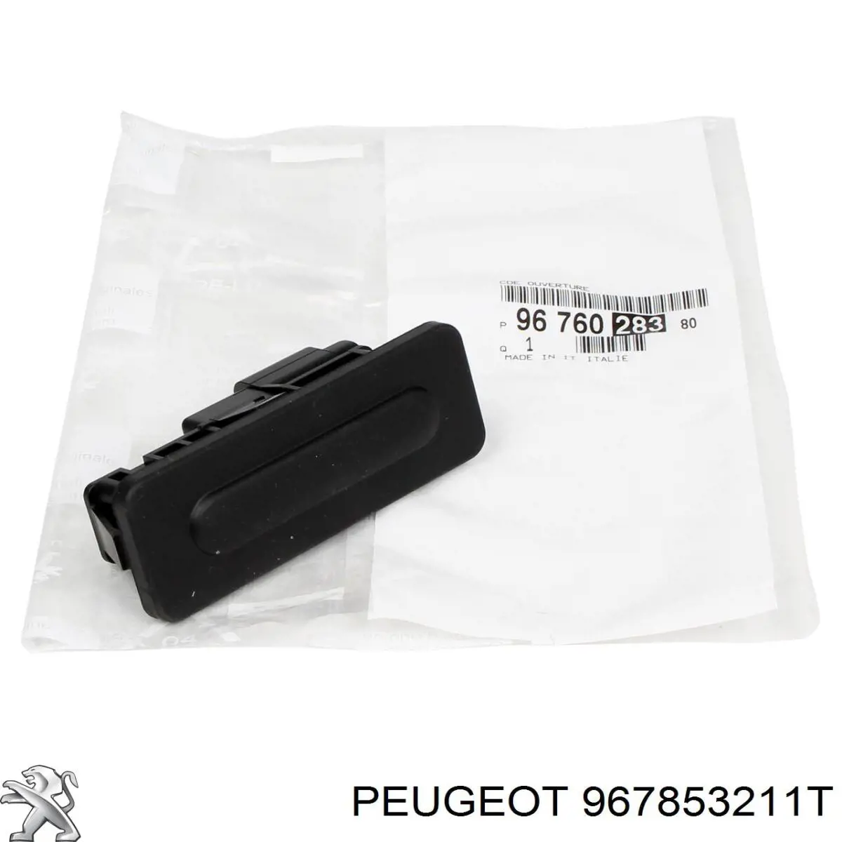 Klamka drzwi przednich zewnętrzna lewa 967853211T Peugeot/Citroen