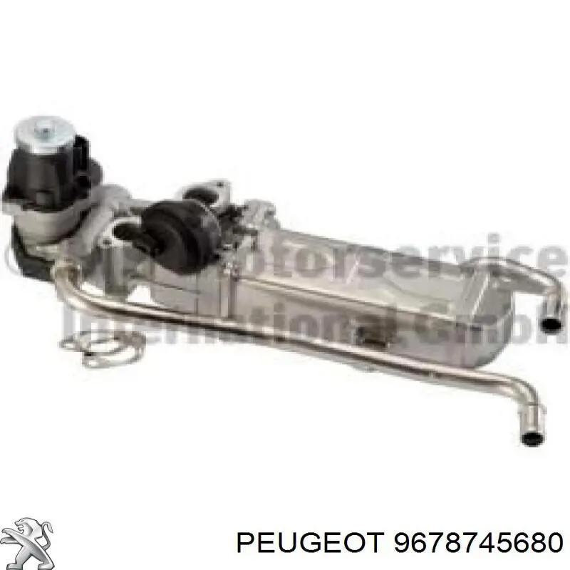 Chłodnica układu recyrkulacji spalin EGR 9678745680 Peugeot/Citroen