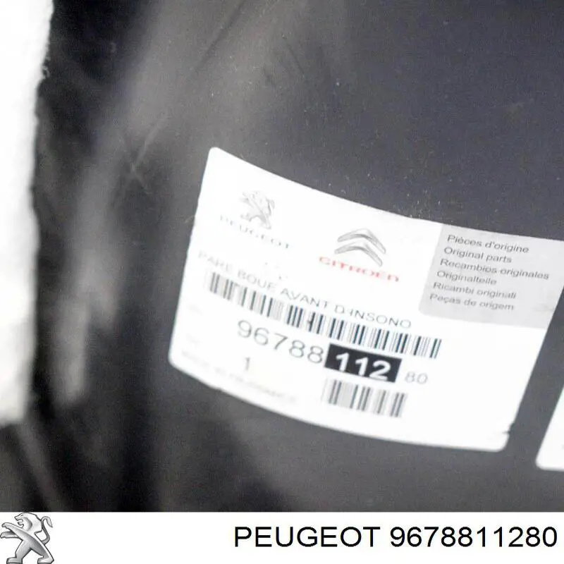 Nadkole błotnika przedniego prawe 9678811280 Peugeot/Citroen