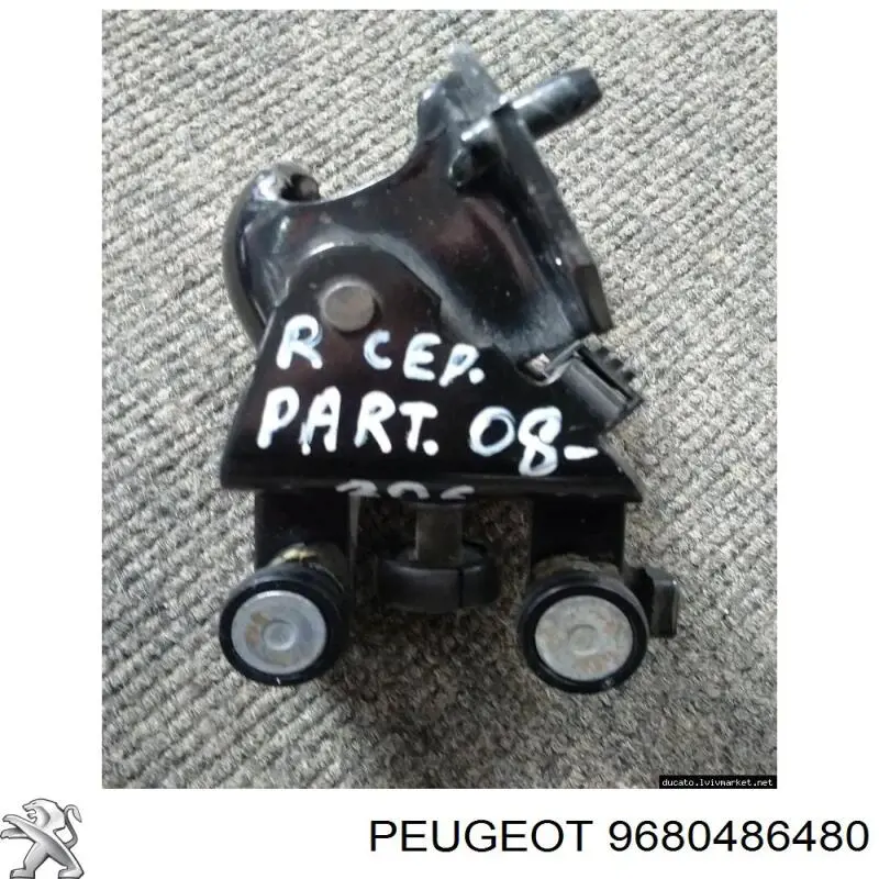 9680486480 Peugeot/Citroen Rolka drzwi bocznych (przesuwnych) prawa środkowa