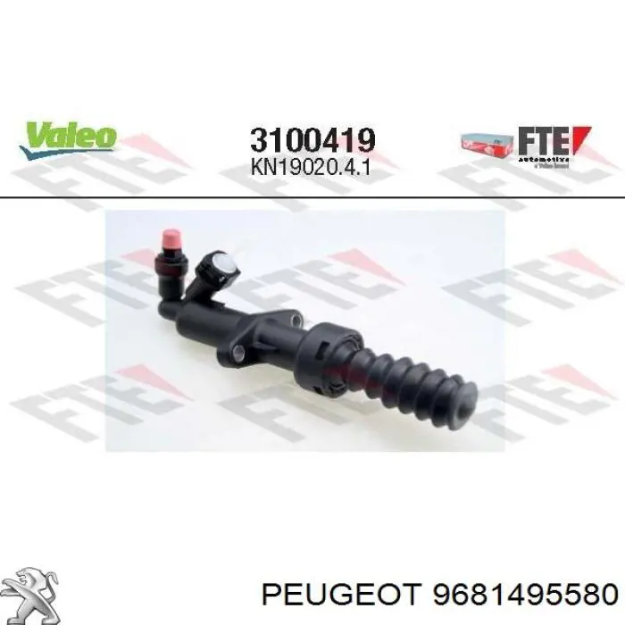 9681495580 Peugeot/Citroen cylinder roboczy sprzęgła