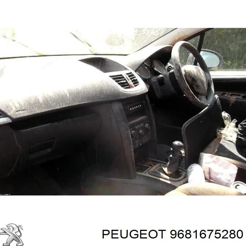 9681675280 Peugeot/Citroen Poduszka (podpora) silnika tylna