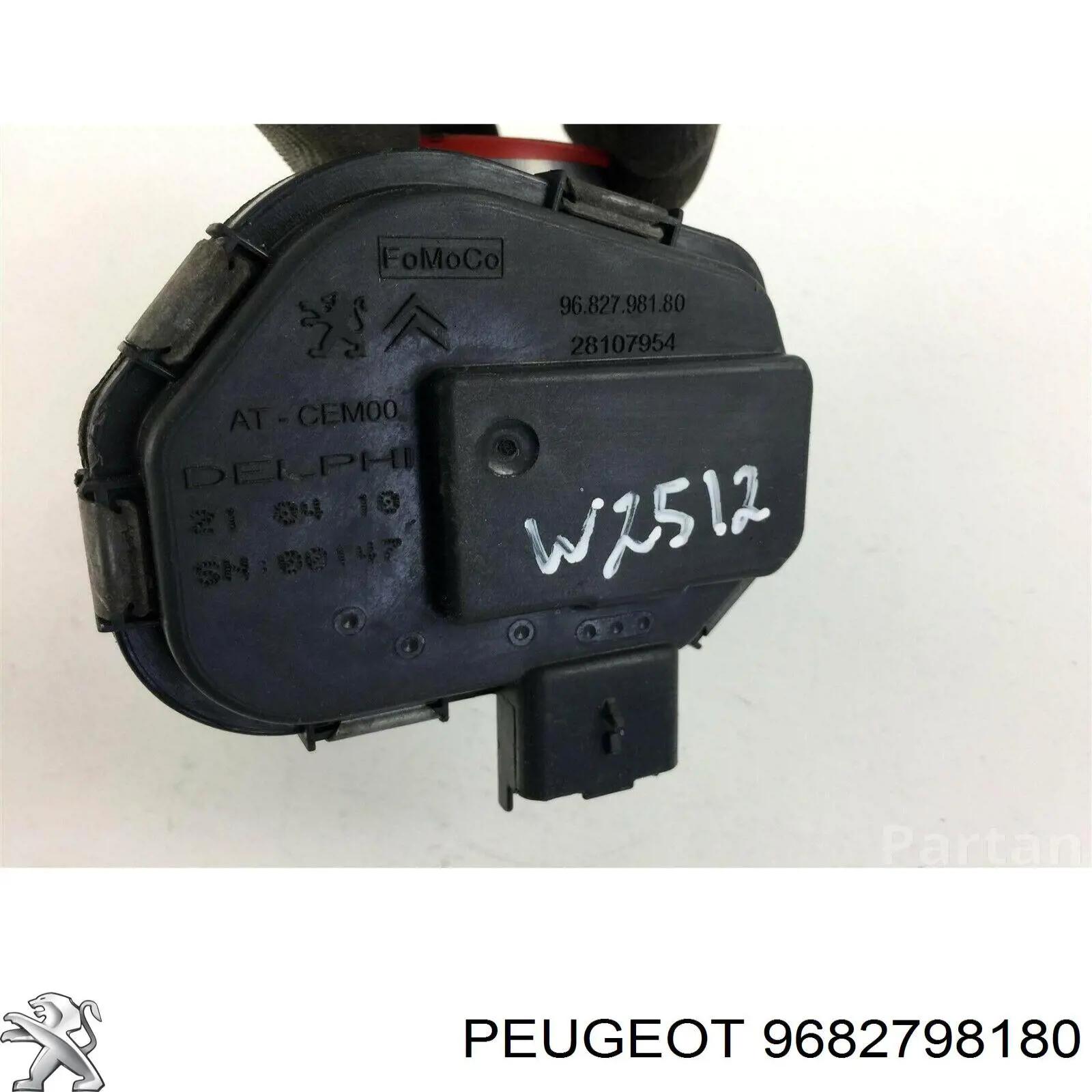 Przepustnica, komplet Peugeot/Citroen 9682798180 cena, od 59,59 USD