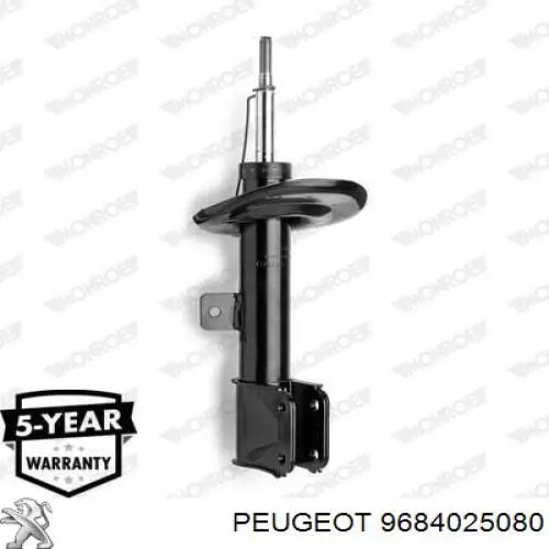 Amortyzator przedni prawy 9684025080 Peugeot/Citroen