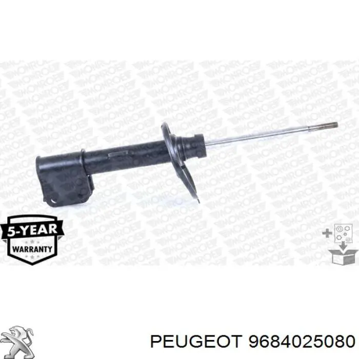Amortyzator przedni prawy Peugeot/Citroen 9684025080