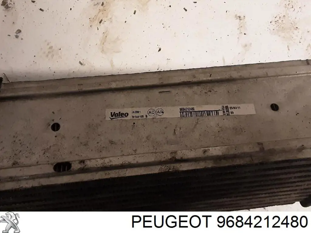 9684212480 Peugeot/Citroen Chłodnica intercoolera