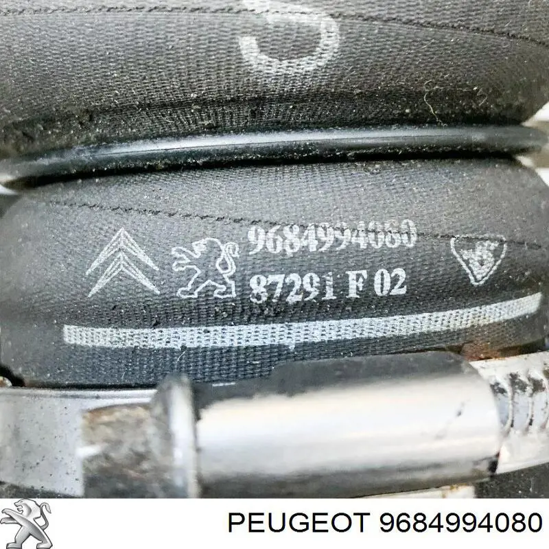 Do koszyka 9684994080 Peugeot/Citroen Przewód (króciec) intercoolera