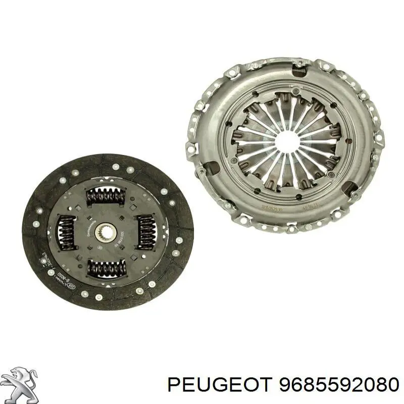 Zestaw sprzęgła (3 części) Peugeot/Citroen 9685592080 cena, od 110,67 USD