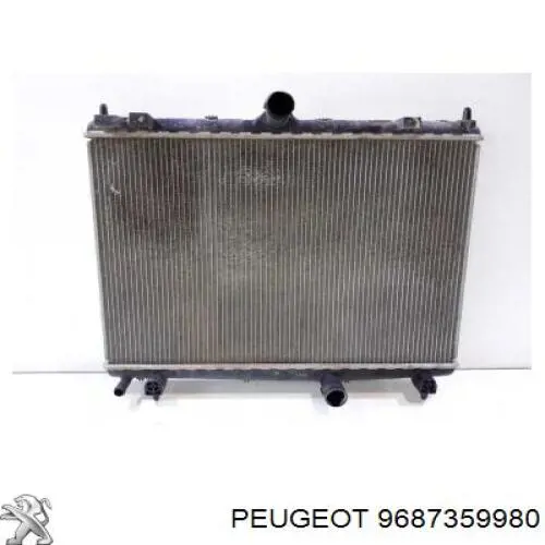 Do koszyka 9687359980 Peugeot/Citroen Chłodnica silnika