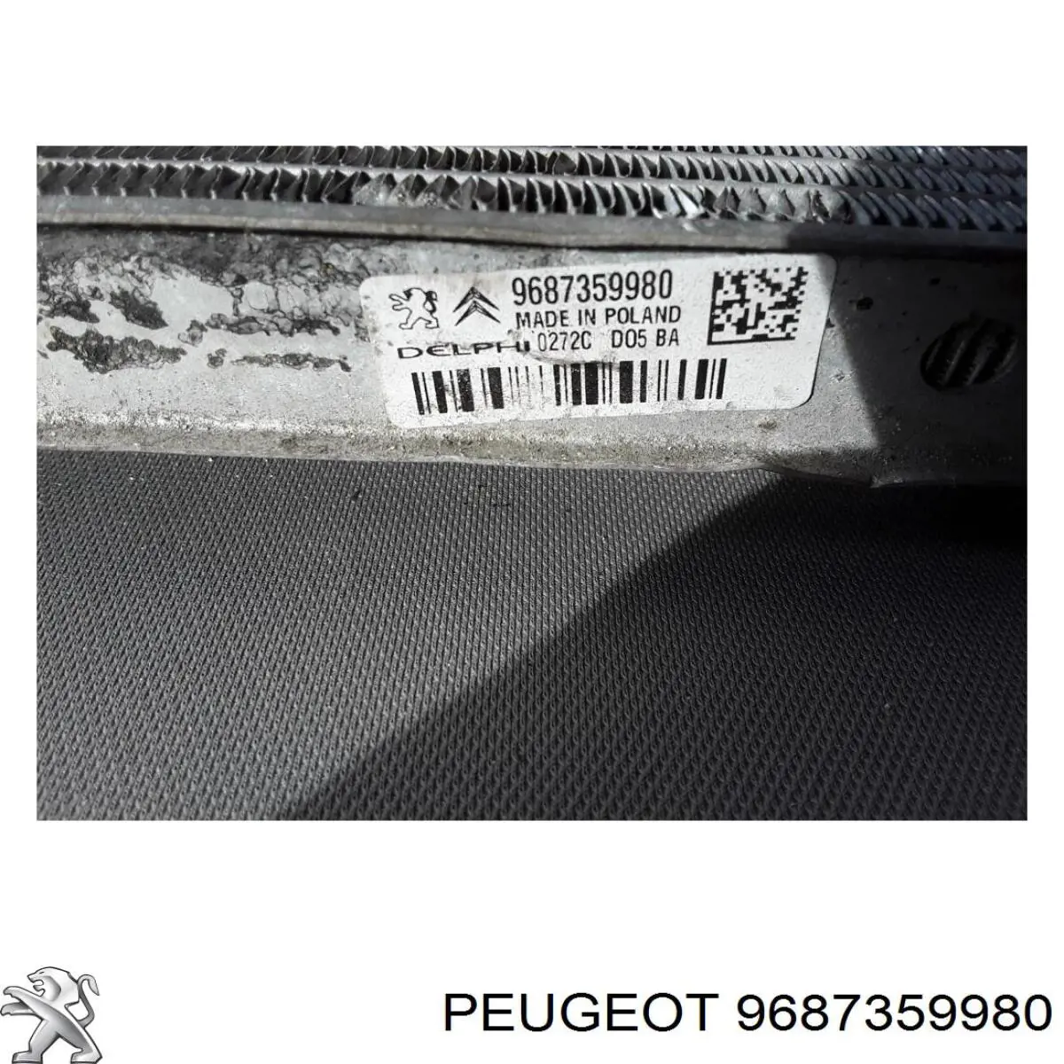 Chłodnica silnika Peugeot/Citroen 9687359980 cena, od 74,91 USD