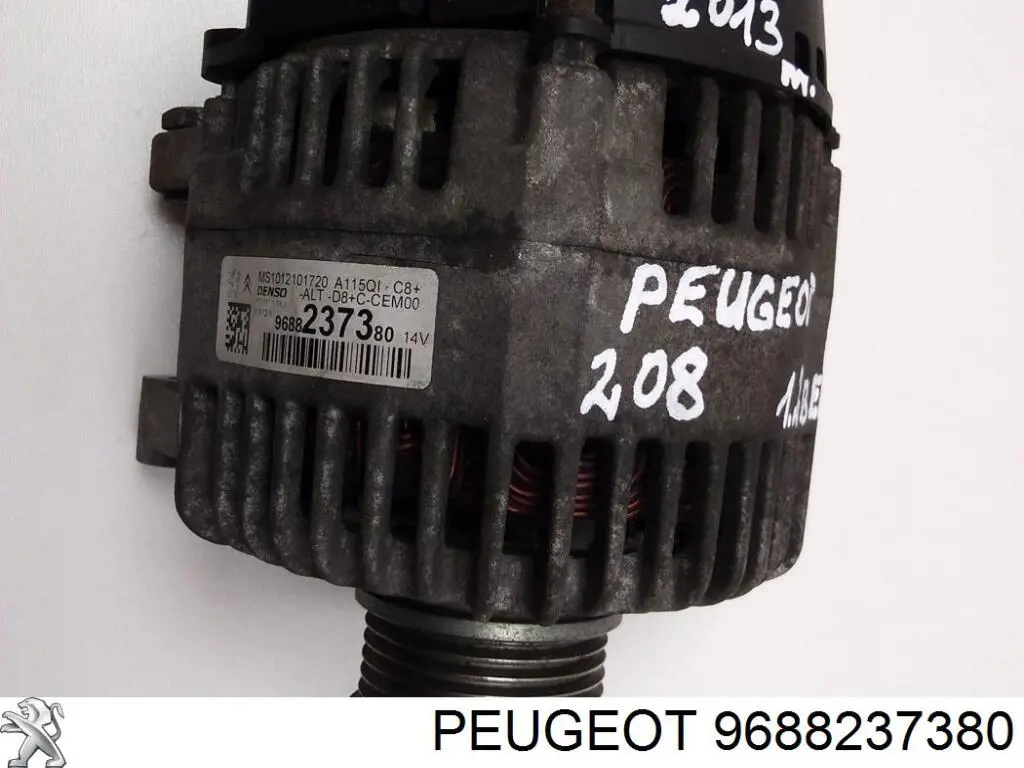 9688237380 Peugeot/Citroen alternator