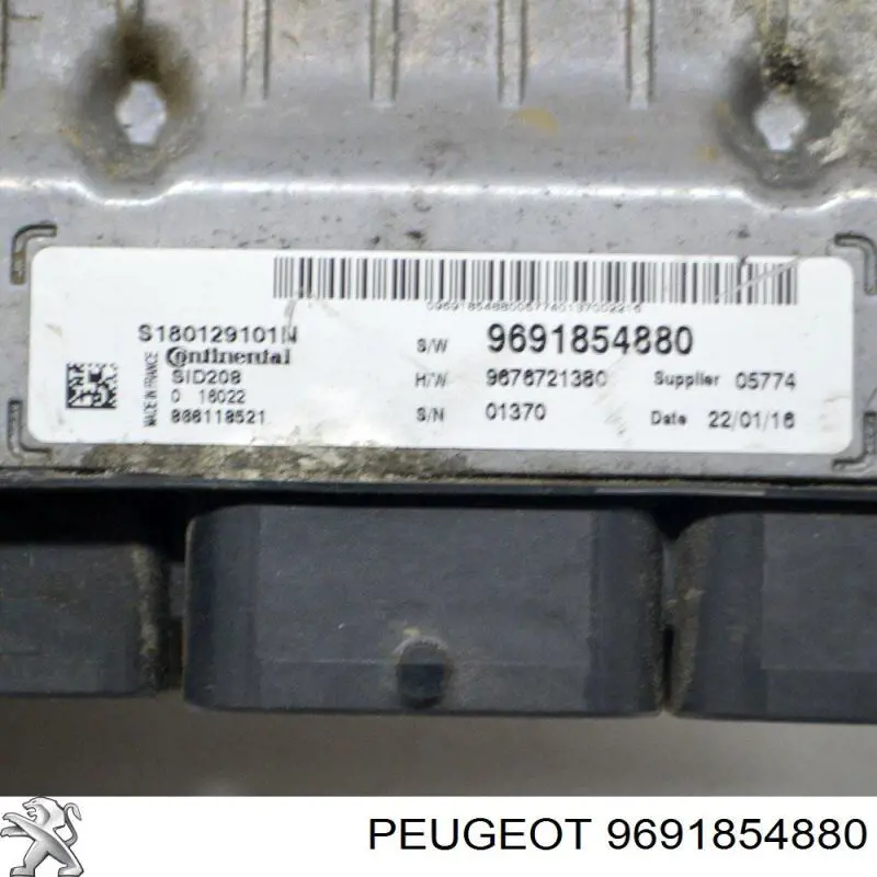 Do koszyka 9691680480 Peugeot/Citroen Sterownik silnika