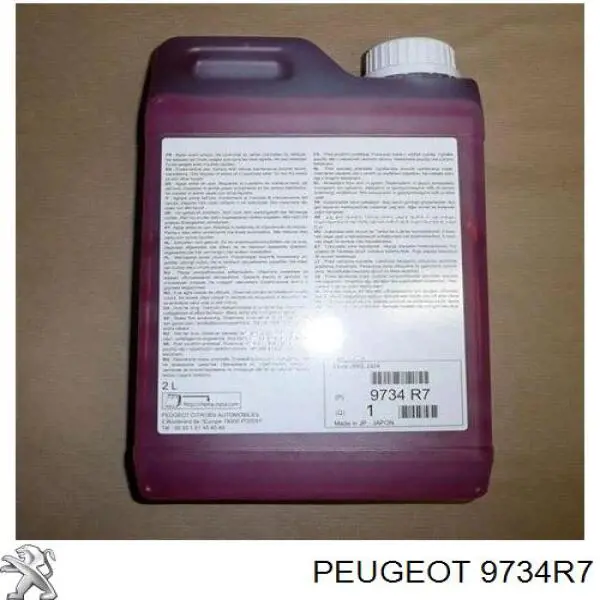 Do koszyka 9734R7 Peugeot/Citroen Olej przekładniowy