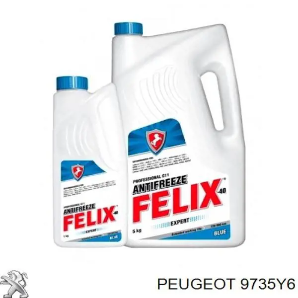 Do koszyka 9735Y6 Peugeot/Citroen Ciecz chłodząca