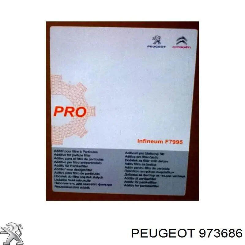 Płyn do filtrów cząstek stałych Peugeot/Citroen 973686 cena, od 43,50 USD