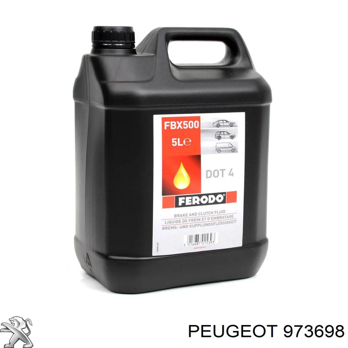 973698 Peugeot/Citroen Płyn do filtrów cząstek stałych