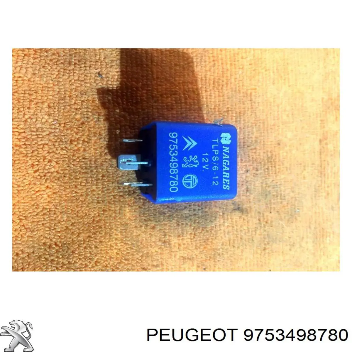 9753498780 Peugeot/Citroen Przekaźnik sterownika wycieraczek