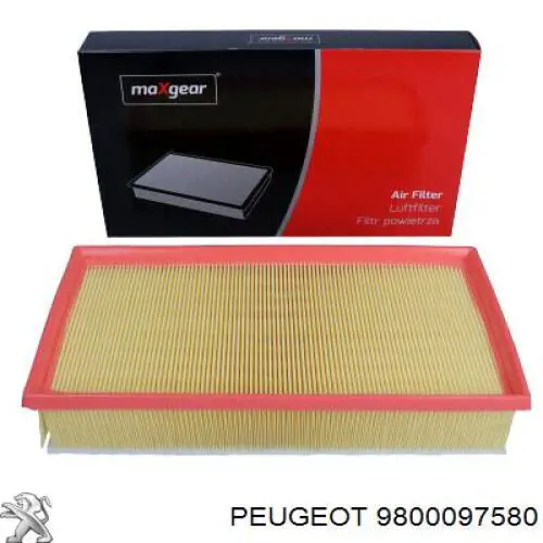 Filtr powietrza Peugeot/Citroen 9800097580 cena, od 14,05 USD