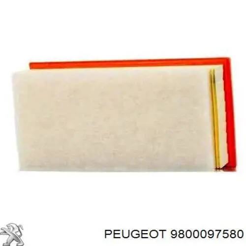 Filtr powietrza Peugeot/Citroen 9800097580 cena, od 14,05 USD