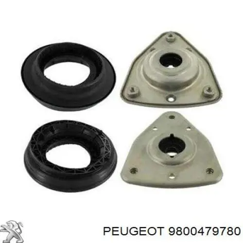 9800479780 Peugeot/Citroen Poduszka amortyzatora przedniego