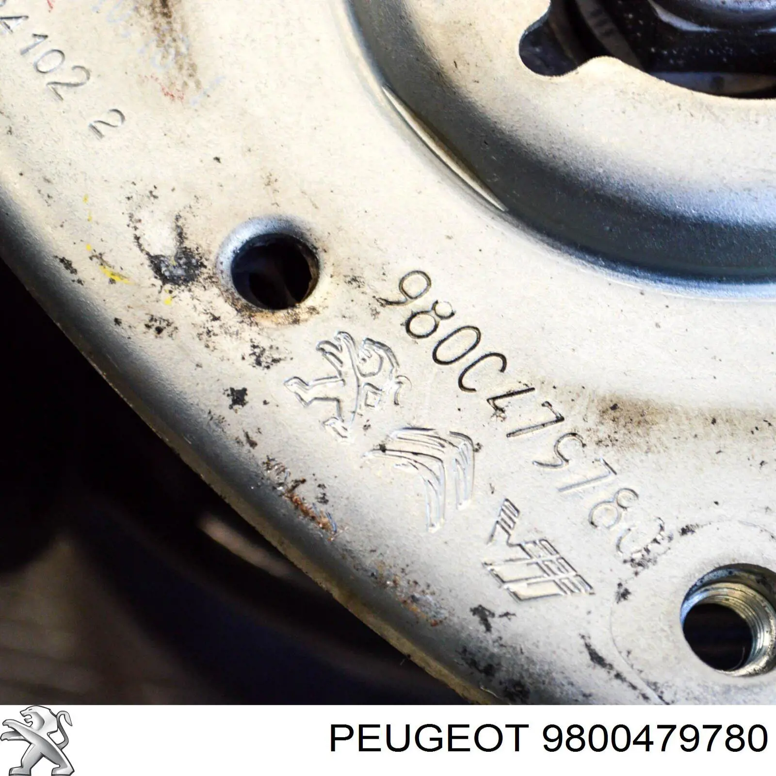 Do koszyka 9800479780 Peugeot/Citroen Poduszka amortyzatora przedniego