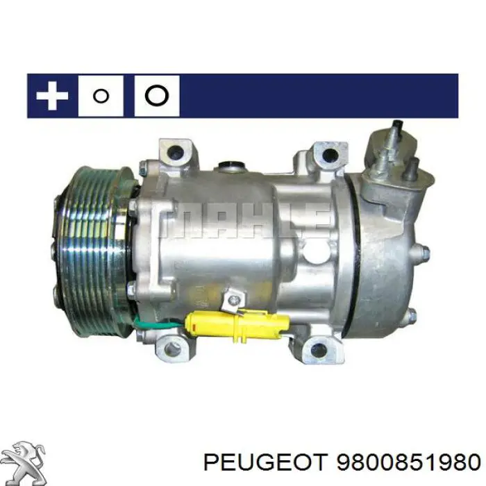 9800851980 Peugeot/Citroen Sprężarka klimatyzacji