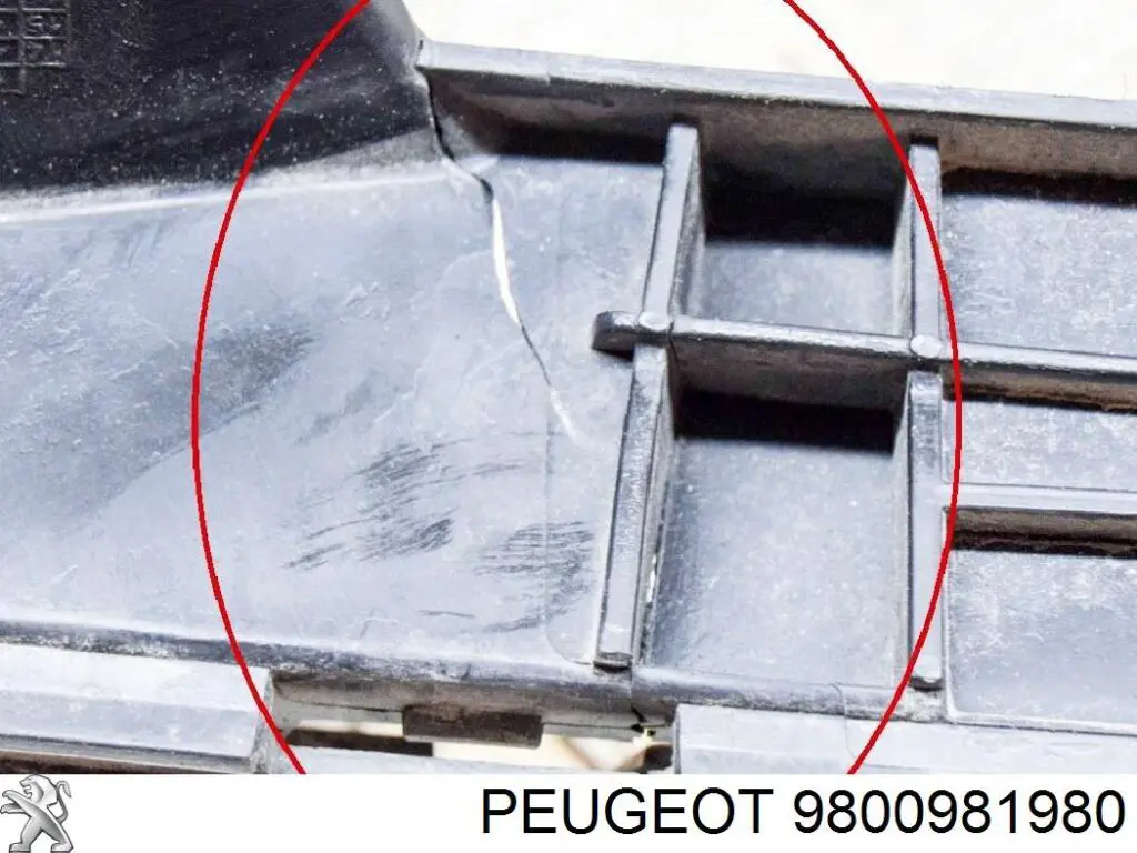 Do koszyka 9800981980 Peugeot/Citroen Wspornik zderzaka tylnego środkowy
