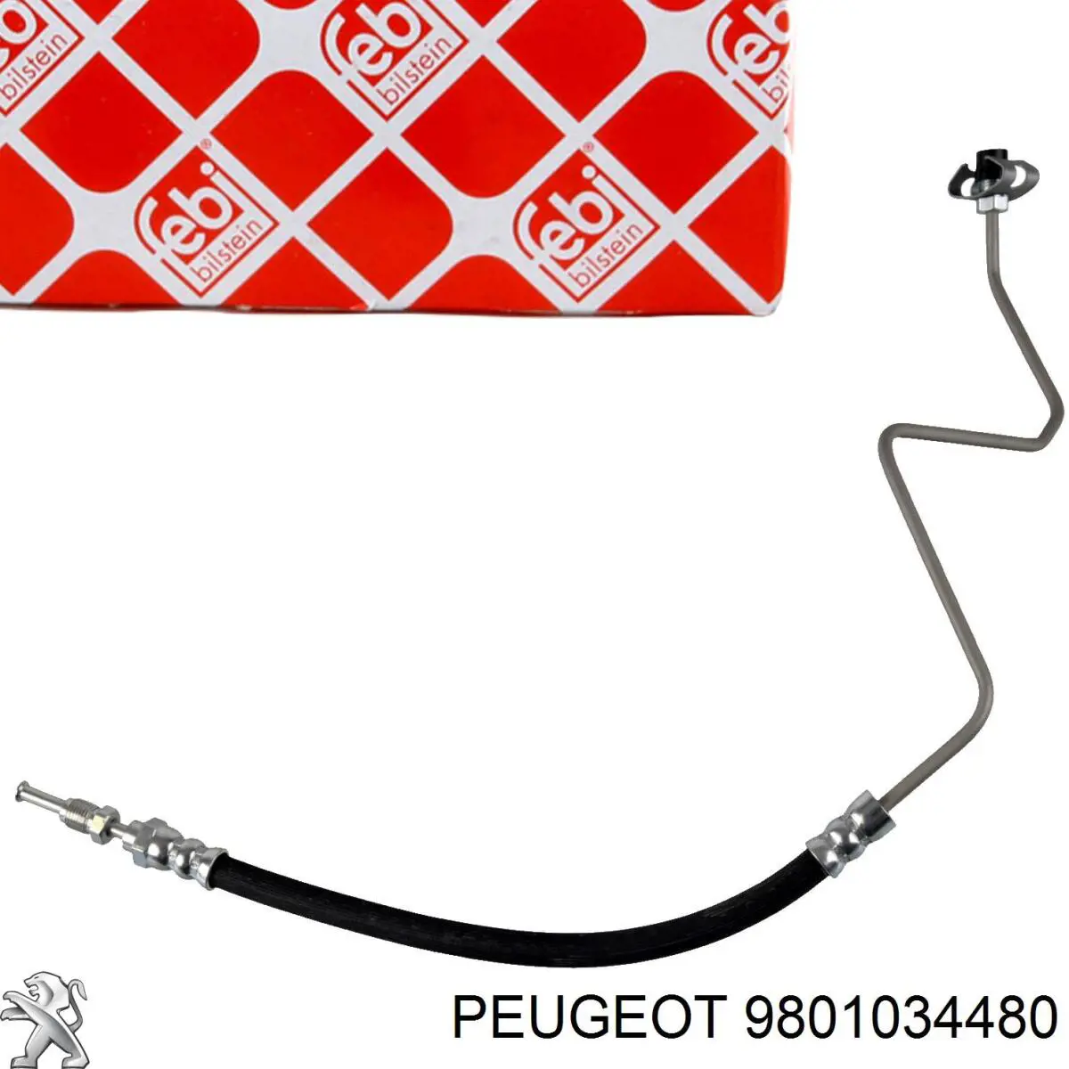 175009 Febi Przewód hamulcowy tylny prawy